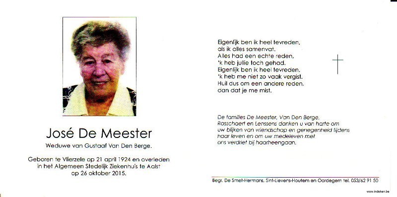 Jose De Meester