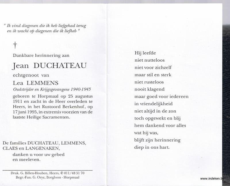 Jean Joseph Duchateau
