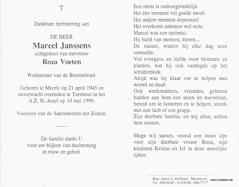 Marcel Petrus Rozalia Janssens
