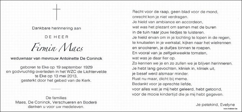 Firmin Remi Oscar Maes