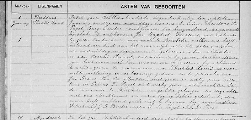 Charles Louis Goossens