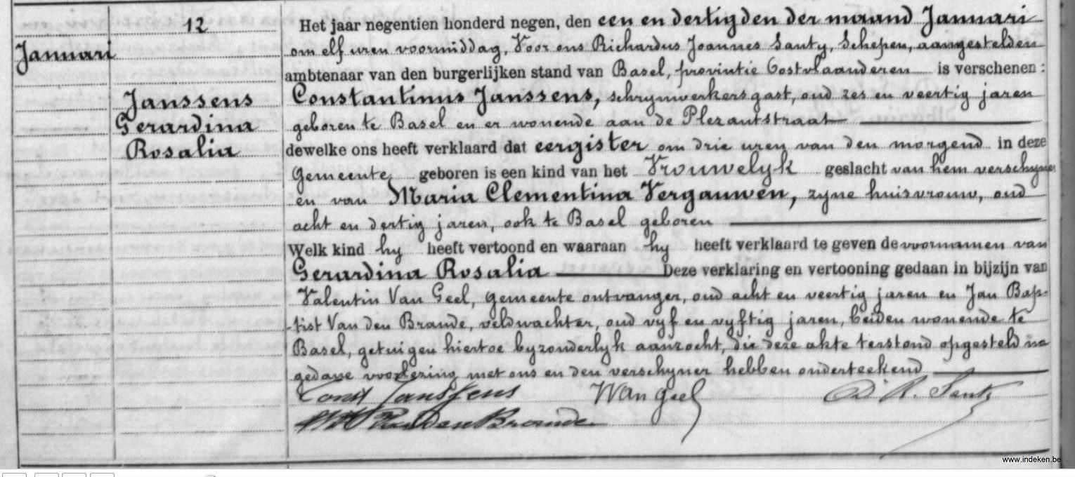 Gerardina Rosalia Janssens
