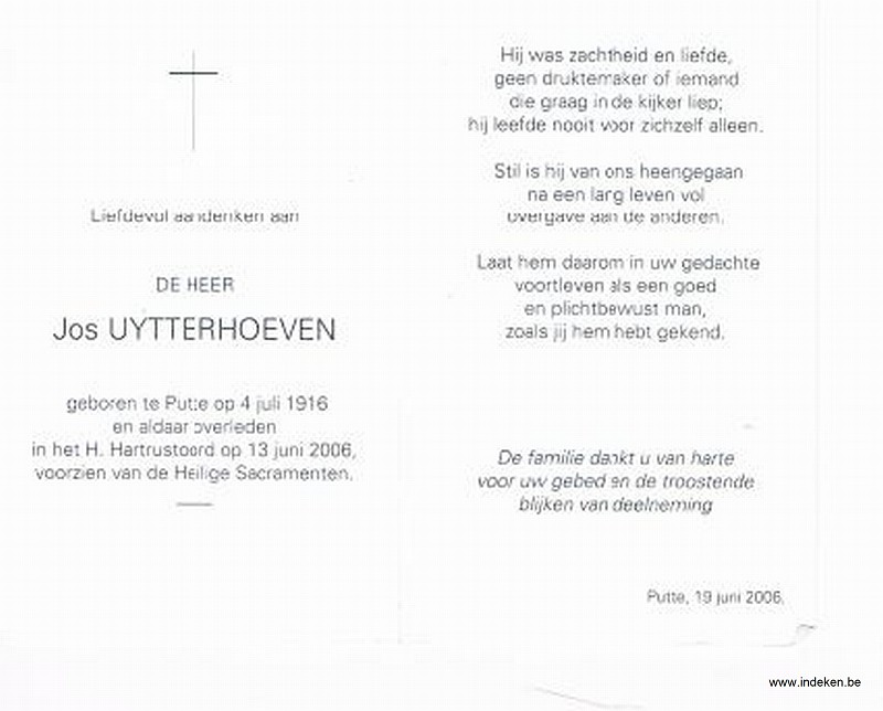 Aloys Joseph Uytterhoeven