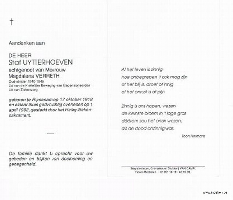 Jaak Eduard - Staf Uytterhoeven