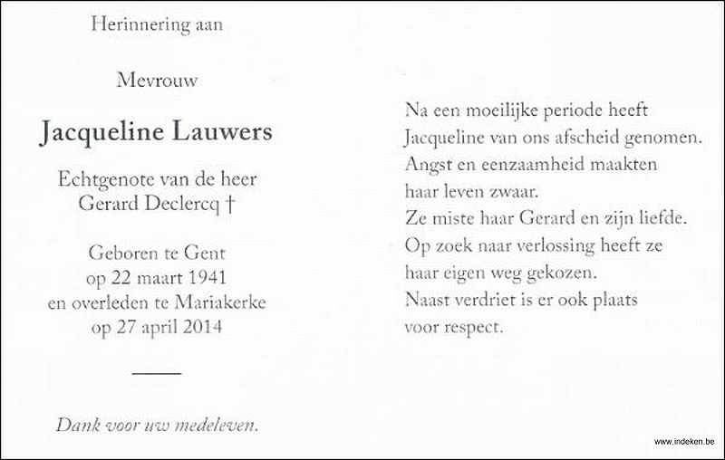 Jacqueline Lauwers