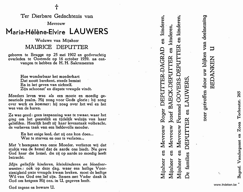 Marie Helene Elvire Lauwers