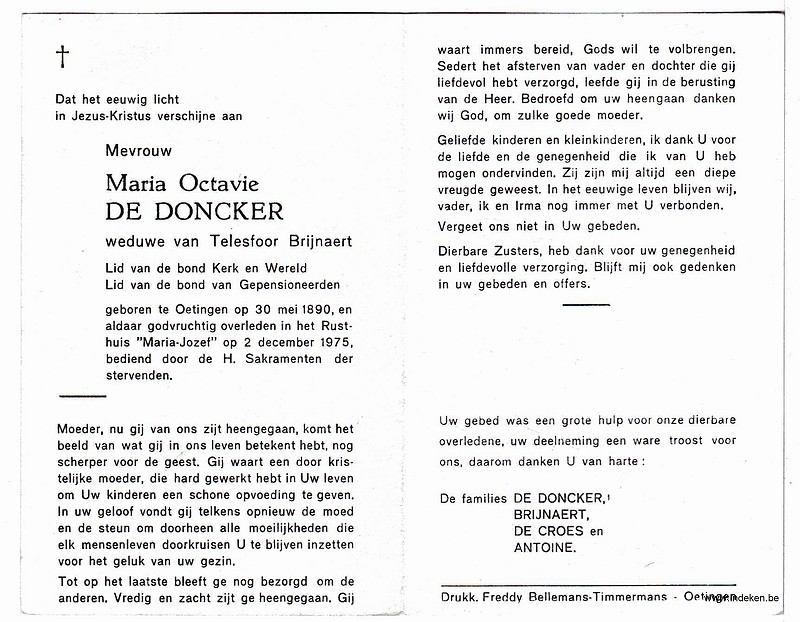 Maria Octavie De Doncker