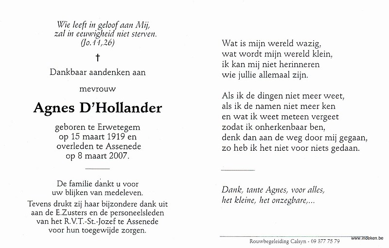 Agnes d Hollander