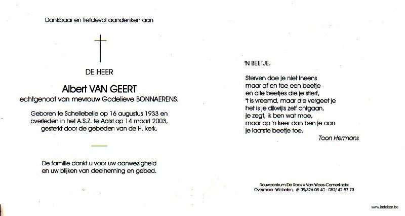 Albert Van Geert