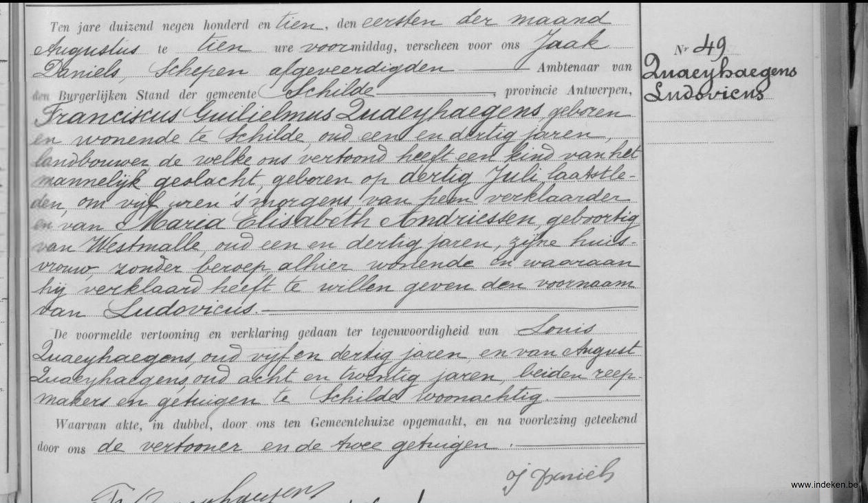 Ludovicus Quaeyhaegens