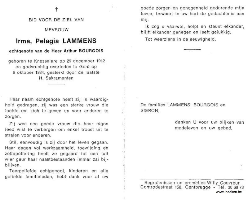 Irma Pelagia Lammens