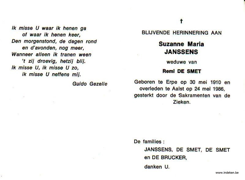 Maria Suzanna Janssens