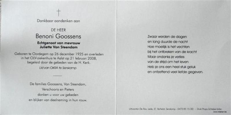 Benoni Goossens