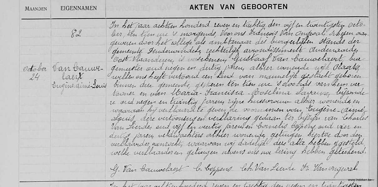 Eugene Aime Louis Cauwelaert