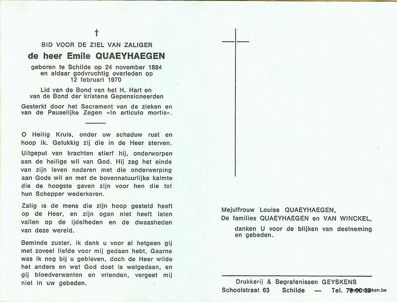 Josephus Emile Quaeyhaegen
