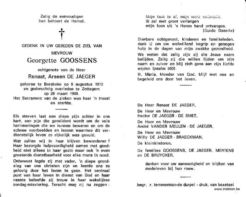 Georgette Goossens