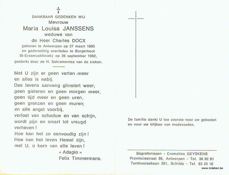 Maria Louisa Alphonsina Janssens