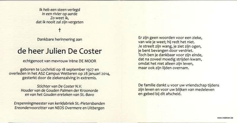 Julien De Coster