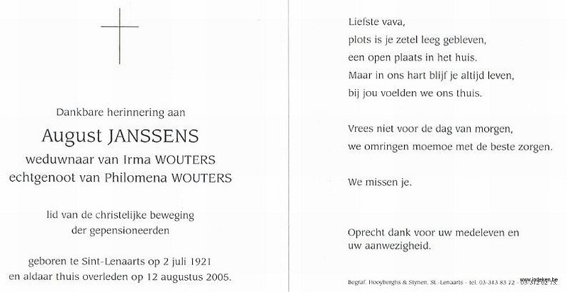 August Janssens