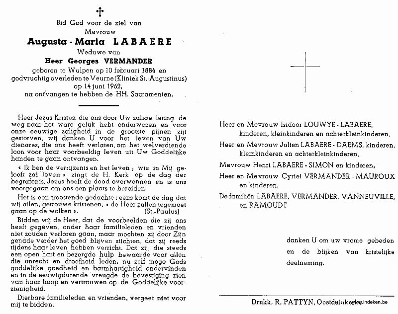 Augusta Maria Labaere
