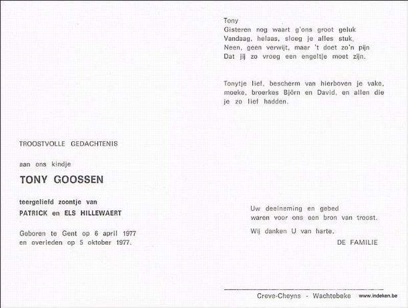Tony Goosen
