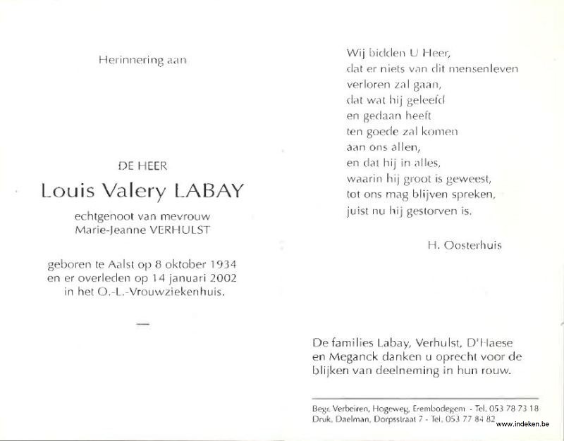 Louis Valery Labay