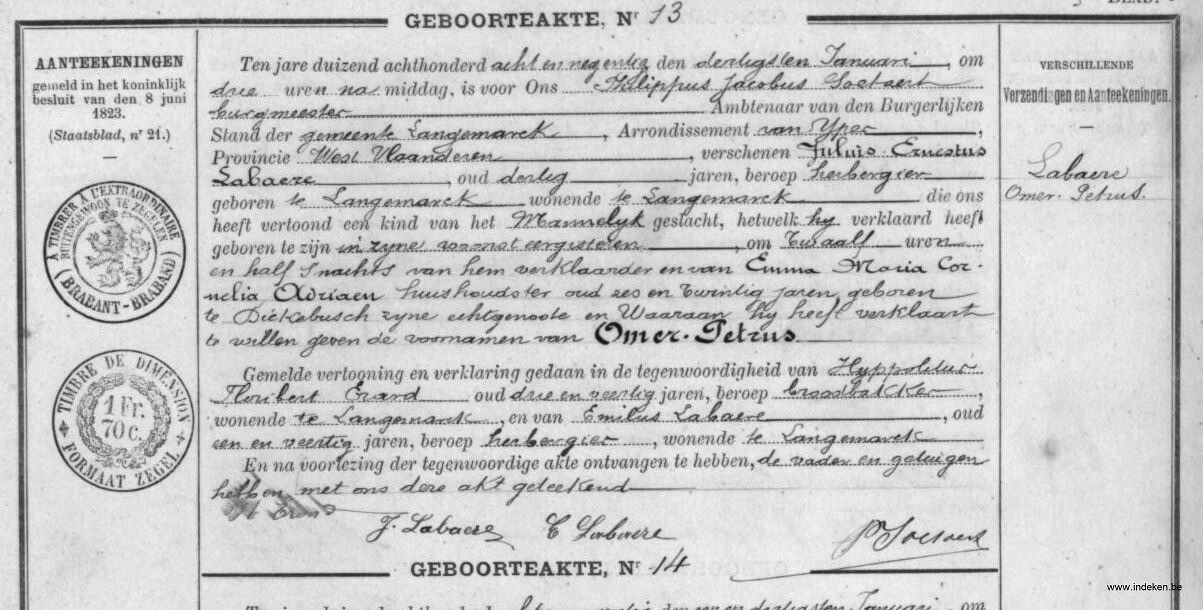 Omer Petrus Labaere