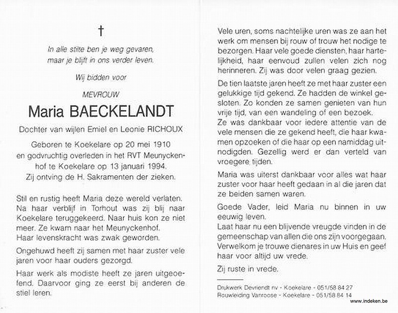 Maria Baeckelandt
