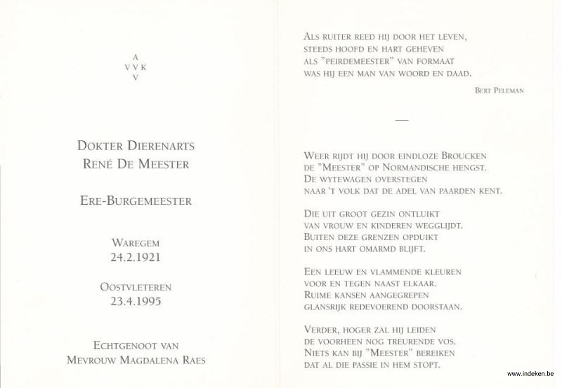 Rene De Meester