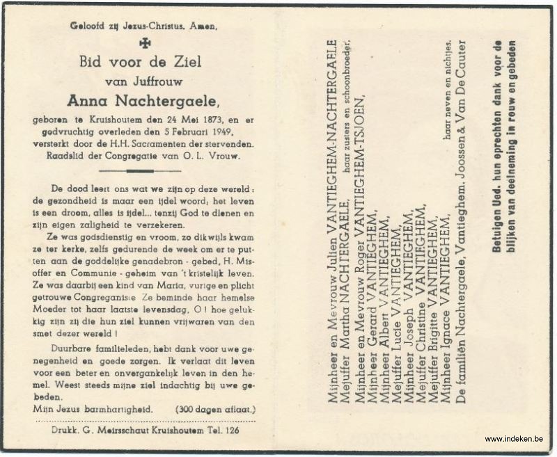 Anna Maria Theresia Nachtergaele