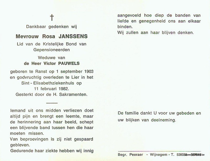 Maria Rosalia Janssens