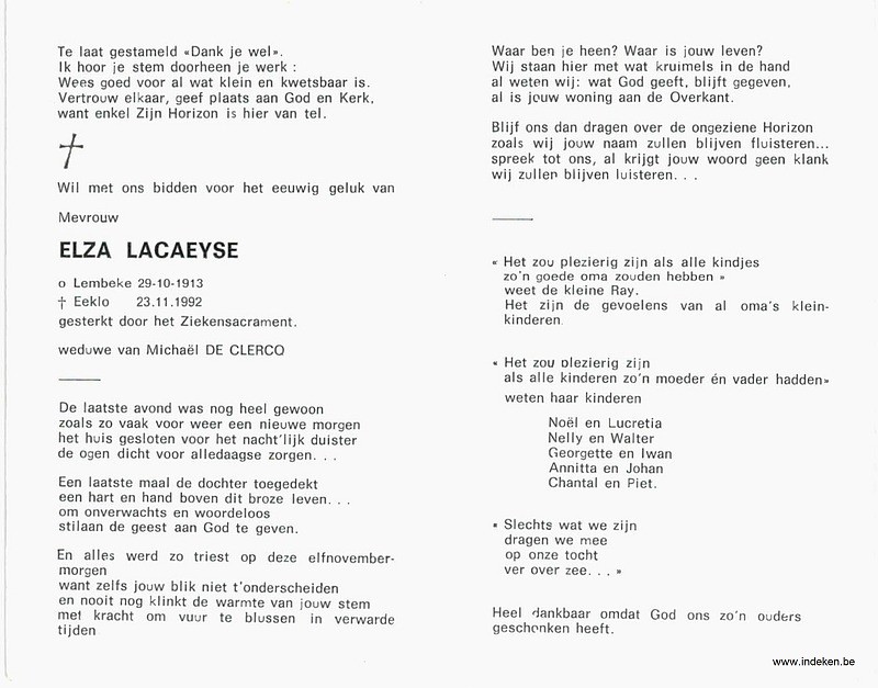 Elza Lacaeyse