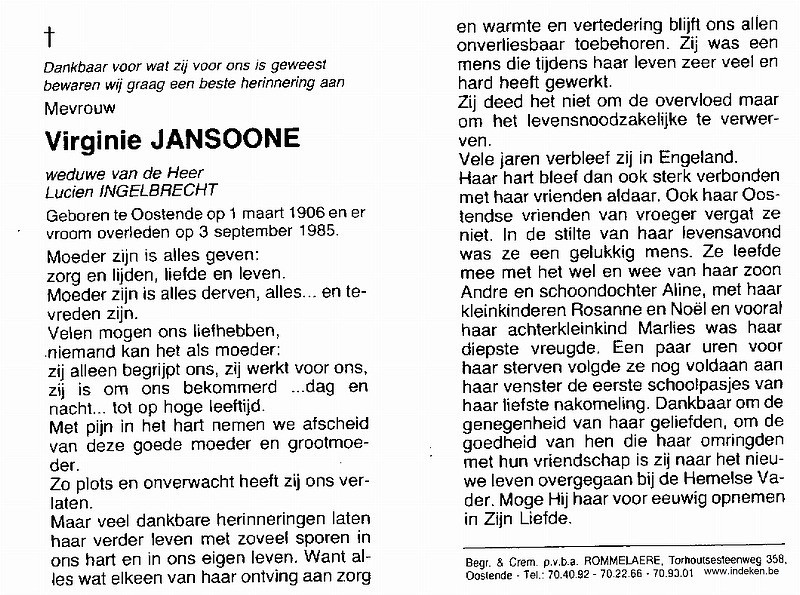 Virginia Celesta Jansoone
