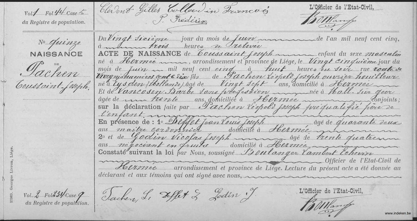 Toussaint Joseph Pachen