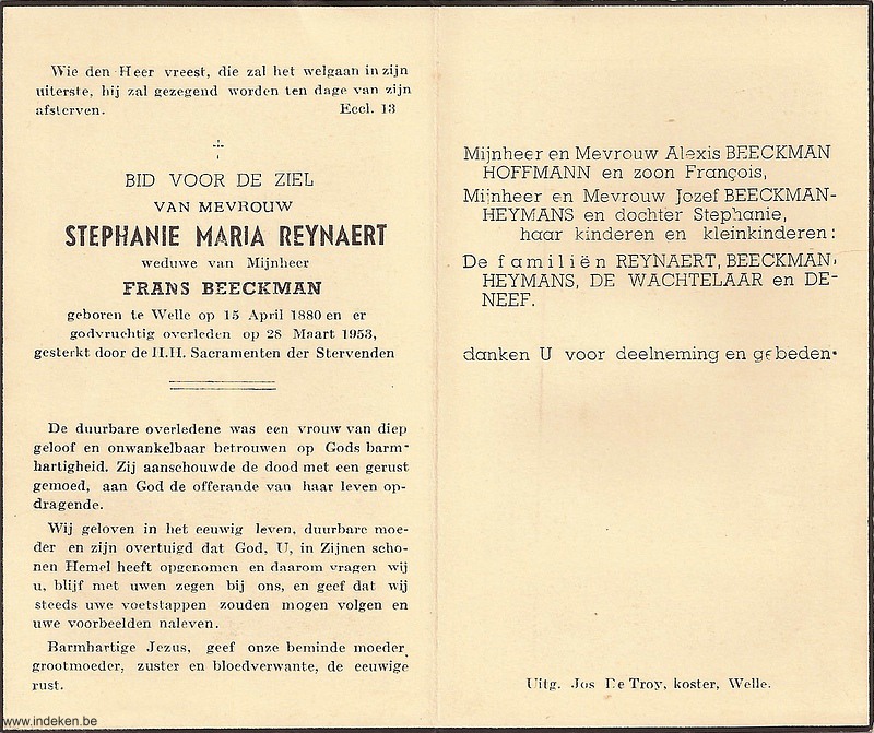 Stephanie Marie Reynaert