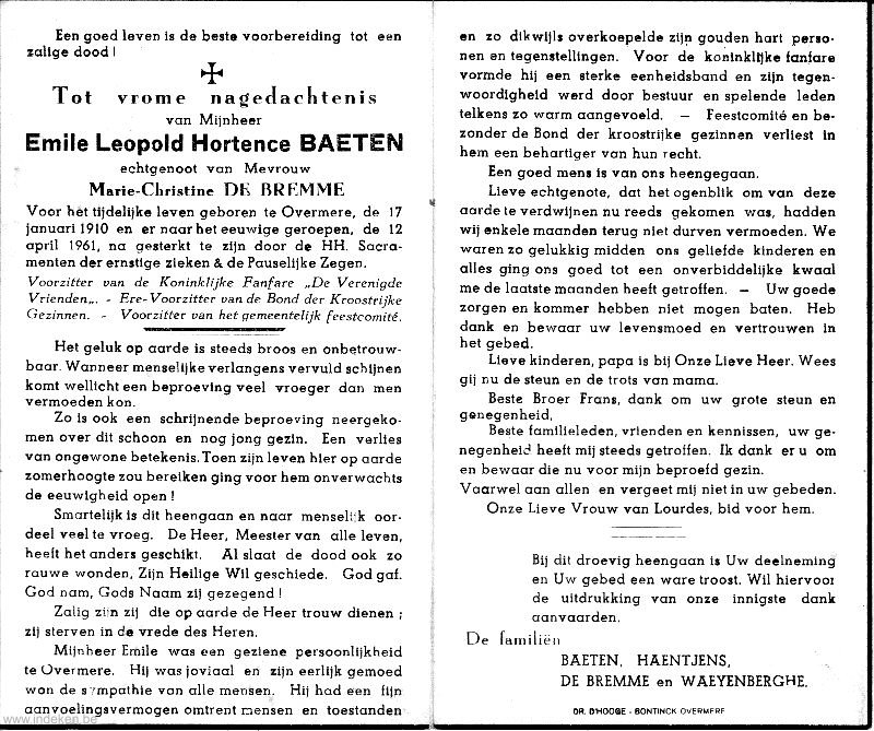 Emile Leopold Hortence Baeten