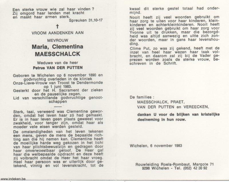 Maria Clementina Maesschalck