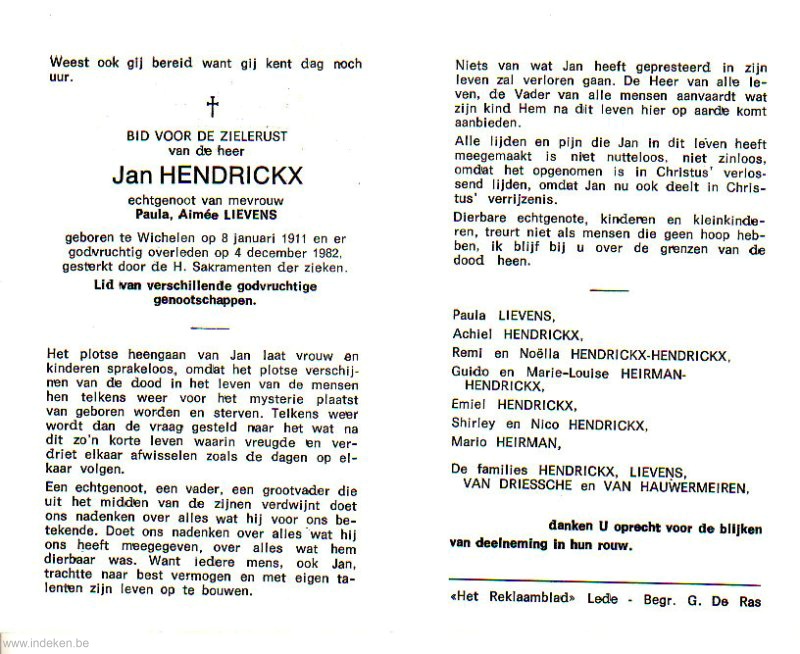 Jan Hendrickx