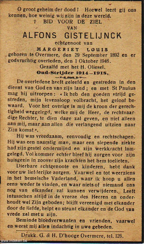 Alfons Gistelijnck