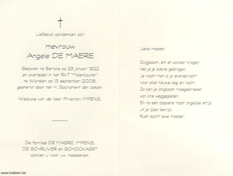 Angele De Maere