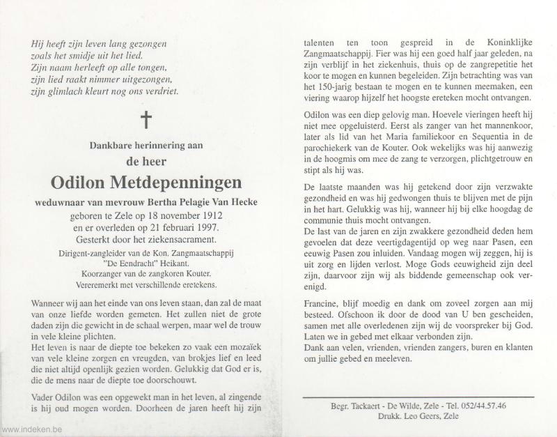 Odilon Metdepenningen