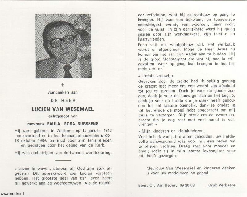 Lucien Van Wesemael