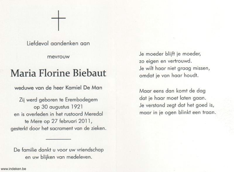Maria Florine Biebaut
