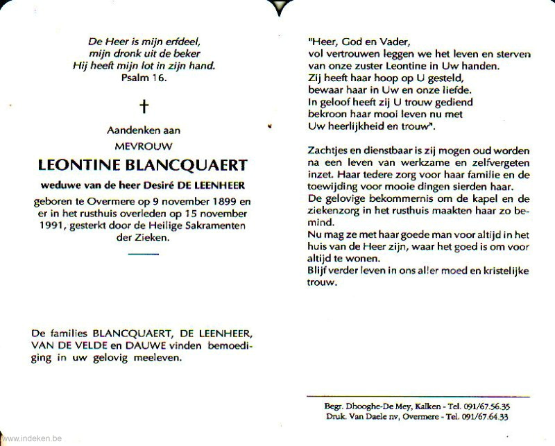 Leontine Blancquaert