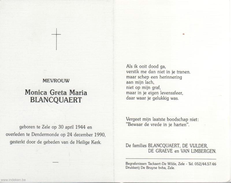 Monica Greta Maria Blancquaert