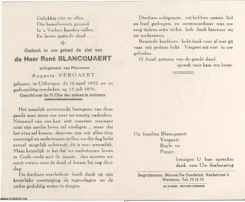 Renatus Seraphien Blancquaert