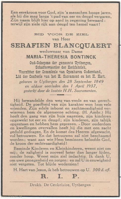 Seraphinus Baptiste Blancquaert