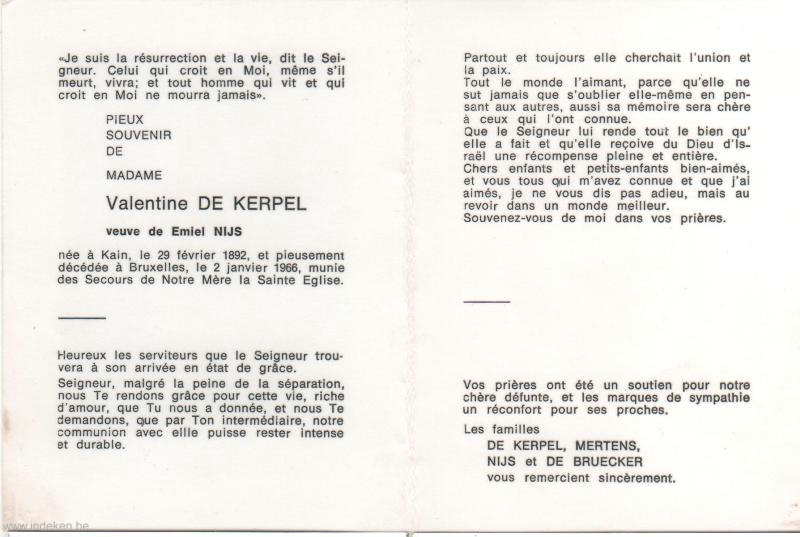 Valentine De Kerpel