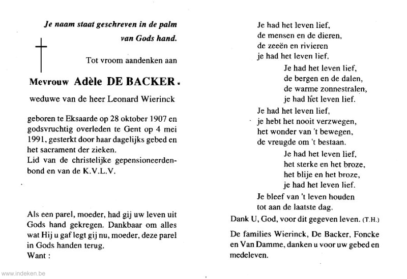 Adèle De Backer