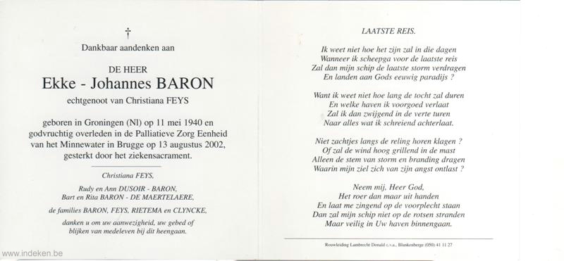 Ekke Johannes Baron